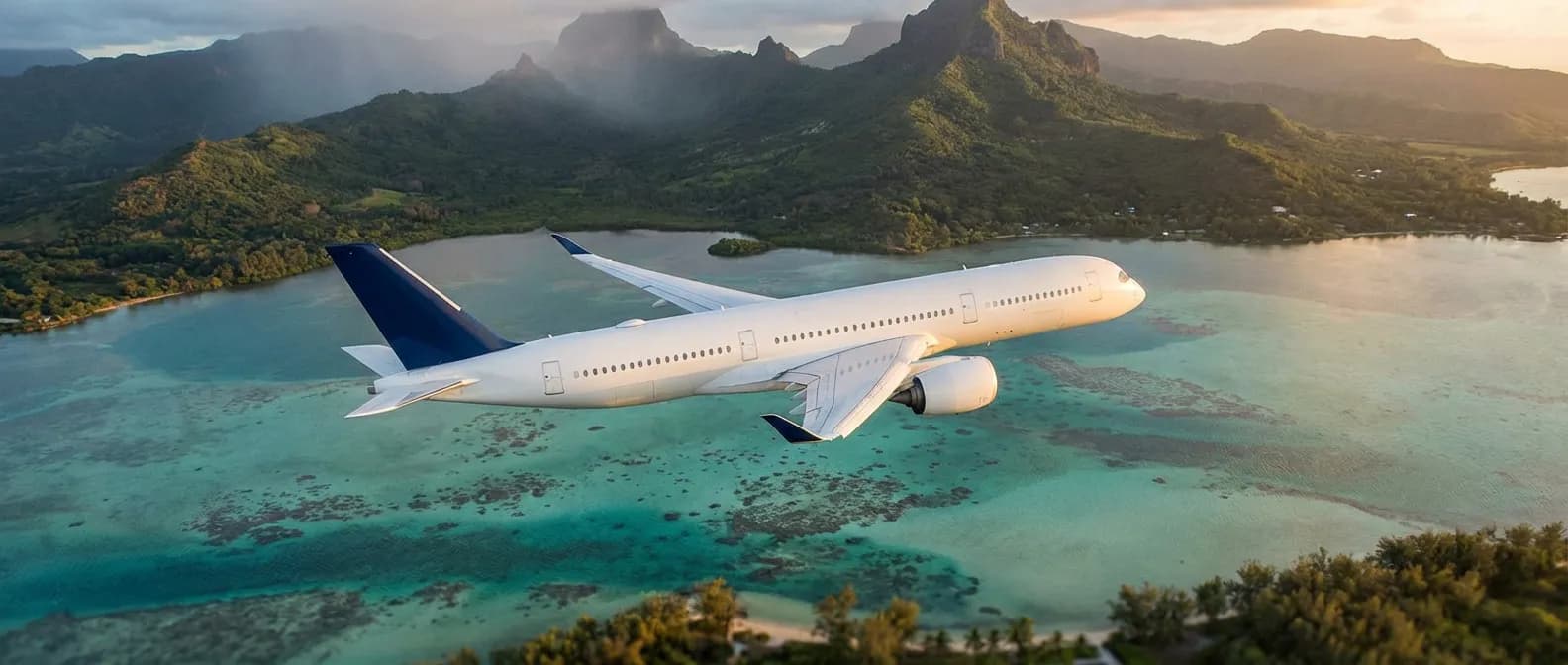Duel aérien entre Air Mauritius et Air France vers les tropiques Comparatif entre les vols Air Mauritius et Air France au-dessus de l'île Maurice