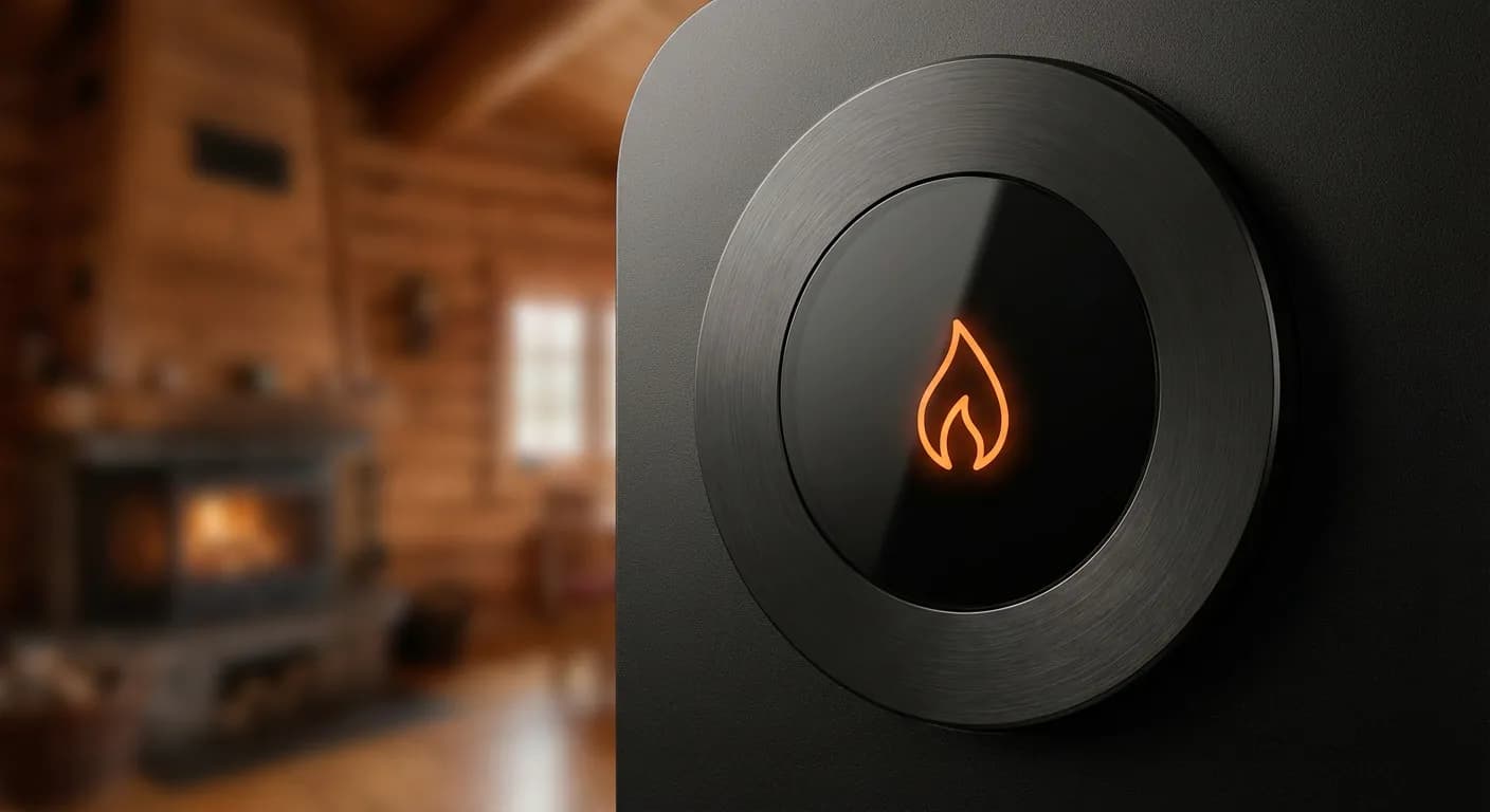 Liste code erreur Webasto : Guide complet de dépannage Icône minimaliste d'un panneau de commande de chauffage Webasto